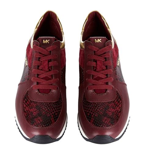 scarpe michael kors nere|red michael kors sneakers.